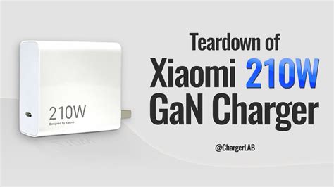 Fastest Phone Charger Teardown Of Xiaomi W Gan Charger For Redmi