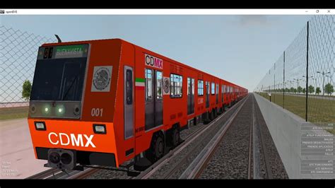 Openbve Metro Cdmx L Nea B En Mp R Tren Presidencial Youtube