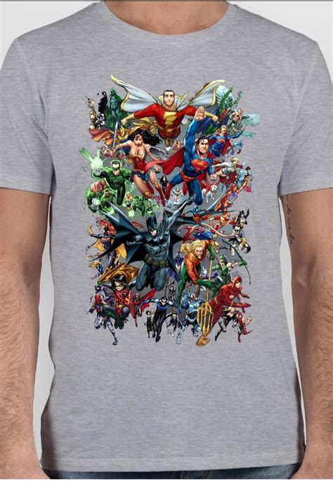 Dc Comics Heroes T-Shirt | Swag Shirts