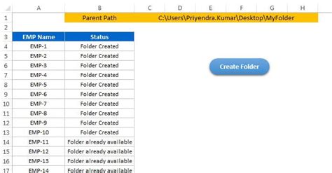 Create Multiple Folders From Excel Range Pk An Excel Expert