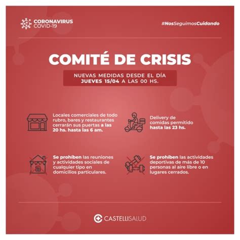 Nuevas Medidas Del ComitÉ De Crisis De Castelli