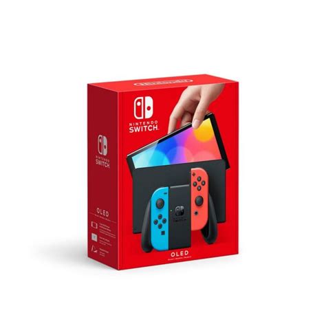 Nintendo Switch OLED Console Blue and Red Joy-Con