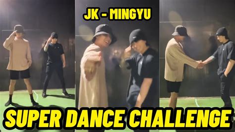 Jungkook Finally Joins Mingyu In Doing The SUPER Challenge YouTube