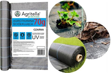 Agritella Agrotkanina Ściółkująca Pod Korę 70g 0 8X50 Agrowłóknina Na