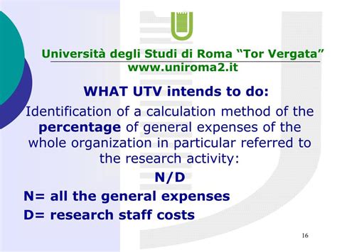 Ppt Universit Di Roma Tor Vergata Powerpoint Presentation Free