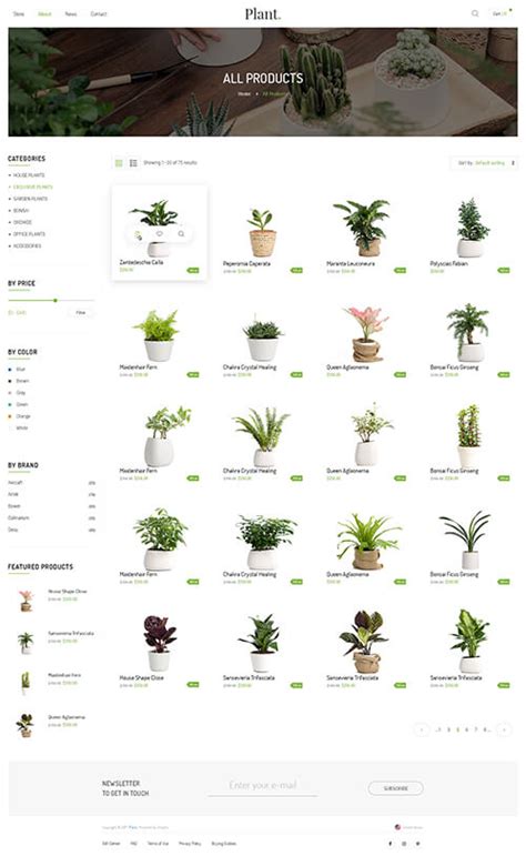 Plant Gardening Houseplants Shopify Theme