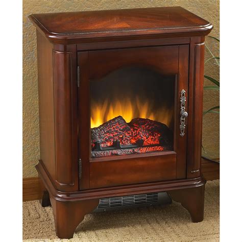 Cherry - finish Electric Fireplace Heater - 181959, Fireplaces at ...