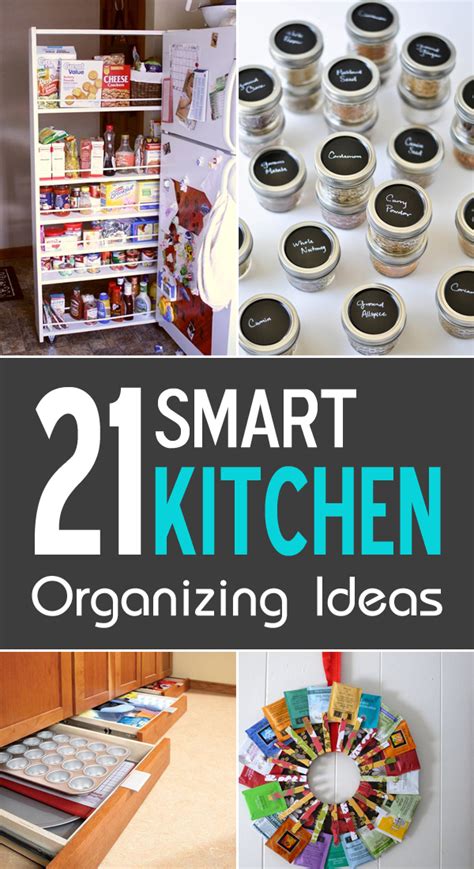 21 Smart Kitchen Organizing Ideas