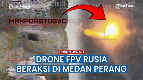 Detik Detik Drone FPV Rusia Membabat Habis Kendaraan Militer Ukraina Di