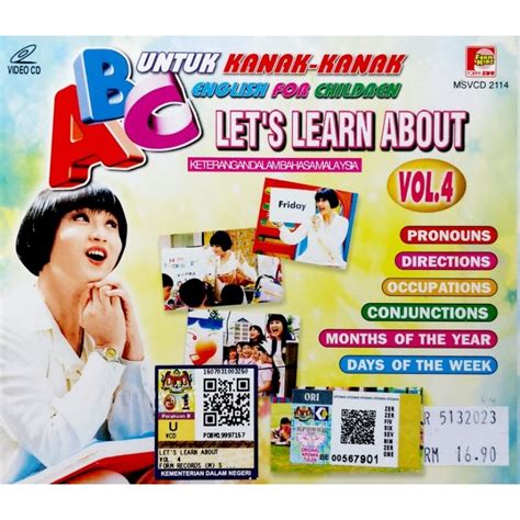 Lets Learn About Abc Original Vcd Malay Version Shopee Malaysia