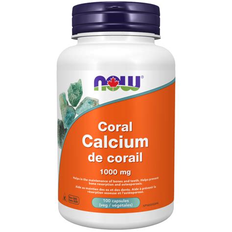 Coral Calcium 1000 Mg Veg Capsules Now Foods Canada