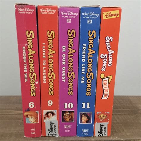 Disneys Sing Along Songs Lot Vhs Tapes Snow White Mickey Mouse Peter The Best Porn Website