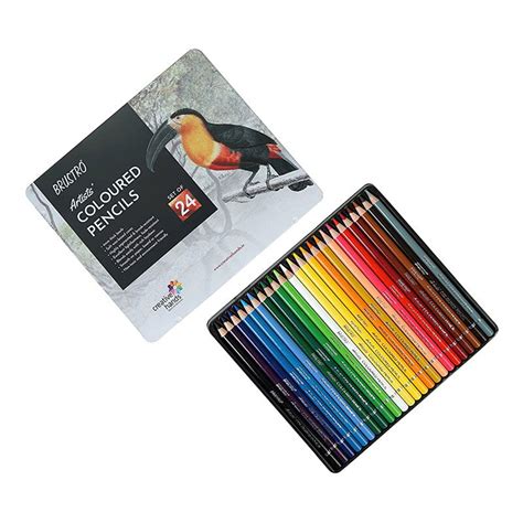 Buy Brustro Artists Coloured Pencil Set Of 24 Online In India Hello