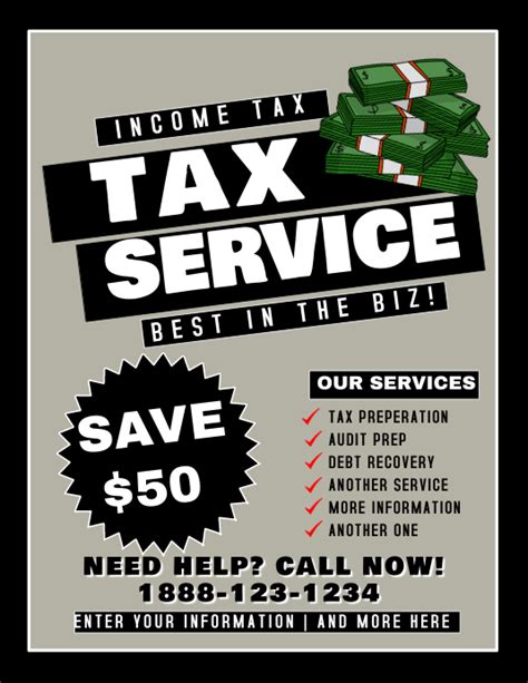 Tax Service Template Postermywall