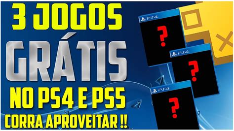 Corre 3 Jogos GrÁtis Para Resgatar Hoje 1 Para Ps5 E 2 Ps4 Gaames Deni Youtube