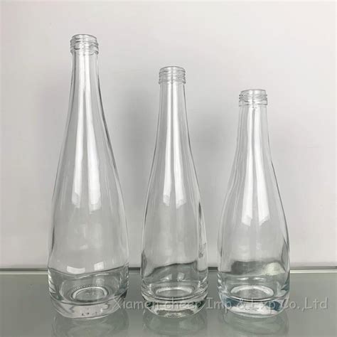Китай кръгли прозрачни стъклени бутилки за минерална вода Доставчици ...