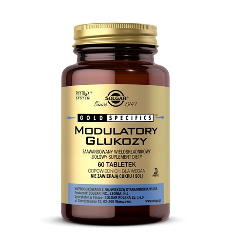 Solgar Modulatory Glukozy, 60 tabletek