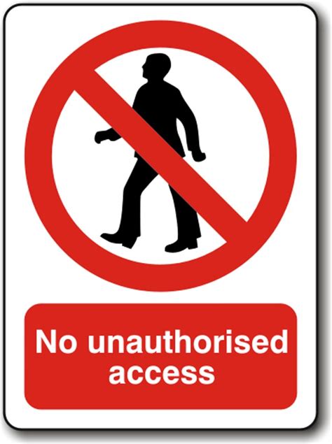 No Unauthorised Access Prosol