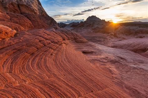 Premium Photo | Vermilion cliffs national monument landscapes at sunrise