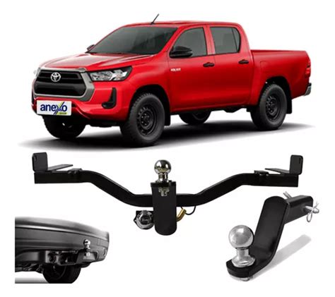 Reboque Toyota Hilux 2005 A 2024 2000kg Engate Kit Removível Frete grátis