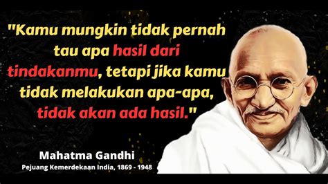 Kata Kata Bijak Mahatma Gandhi Yang Harus Kita Ketahui Bersama Agar