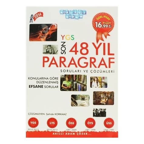 Son Y L Ygs Paragraf Sorular Ve Z Mleri Kitab Ve Fiyat