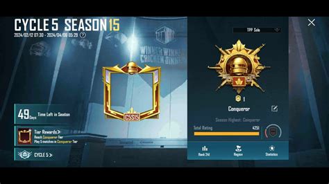 Season C5S15 Finally I Reached To Conqueror Guys In Solo Tpp 241 Rank