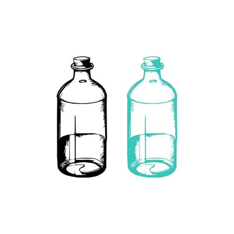 Premium Vector | Vintage medicine bottle vector