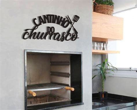 Cantinho Do Churrasco Aplique Em Madeira Mdf Parede Parcelamento Sem