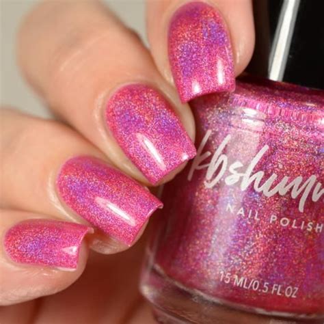 Wander Ful World Pink Linear Holographic Nail Polish By Etsy Nail