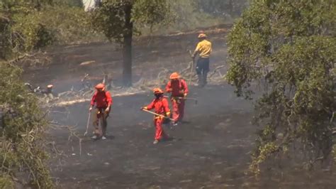 1500 Firefighters Battle June Lightning Complex Fire As Fresno County