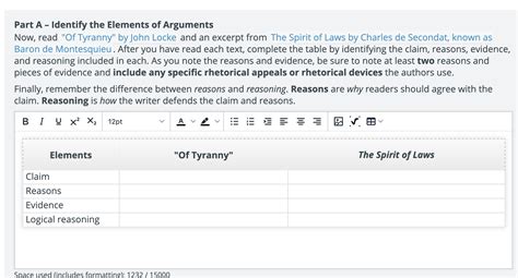 Solved Part A Identify The Elements Of Arguments Now Read