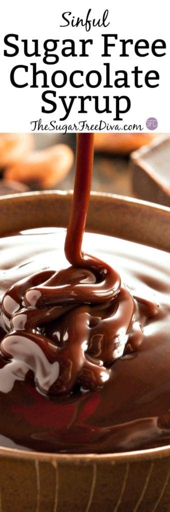 This is How to Make Sugar Free Chocolate Syrup from scratch