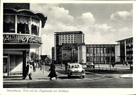 Ansichtskarte Postkarte Bremerhaven Lloydstraße mit akpool de