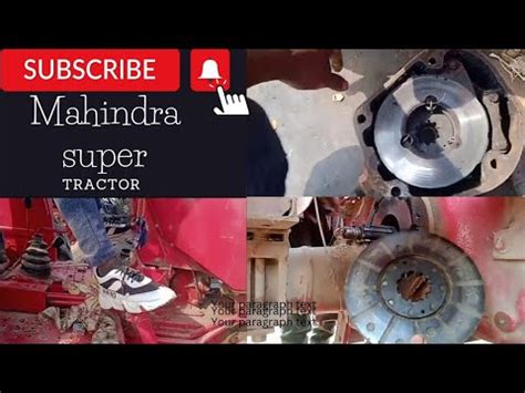 Mahindra 475 Di Sarpanch Tractor Brake Shoe Repairing YouTube