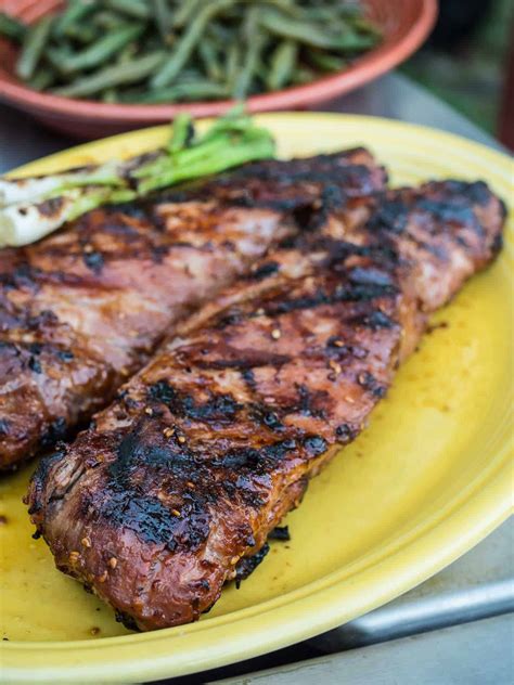 Grilled Teriyaki Pork Tenderloin - DadCooksDinner