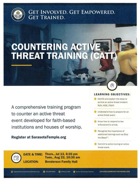 Countering Active Threat Training Event Temple Emanu El Of Sarasota