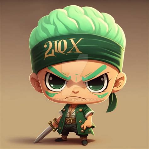 Chibi Roronoa Zoro From One Piece By Shiroe999 On Deviantart