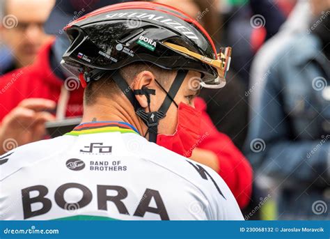 Cyclist Peter Sagan With Face Mask Editorial Photography Image Of