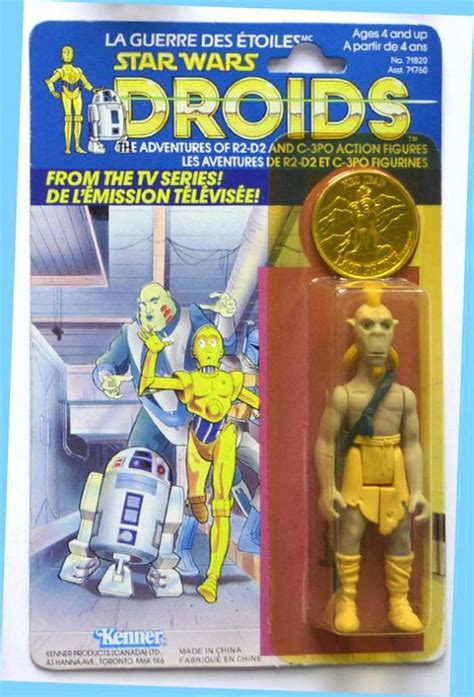 Sold Price Star Wars Droids Kez Iban Figure W Coin On Card June