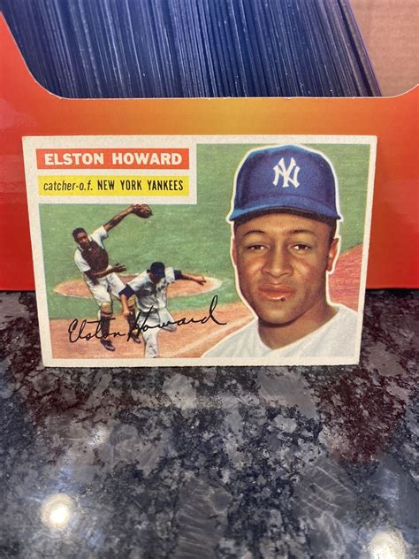 1956 Topps Elston Howard New York Yankees 208⚾️⚾️💥 Exnm Ebay