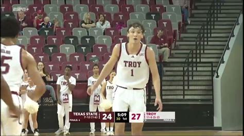 Troy Vs Texas State Full Highlights Youtube