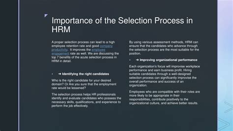 Ppt The 9 Step Selection Process In Hrm Detailed Guide Powerpoint