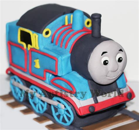 Thomas The Tank Engine Cake Topper My Artistry World Thomas Cakes