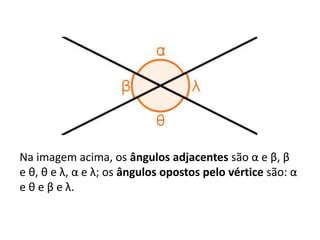 O Que É Angulo Adjacente - O que é angulo | PPTX
