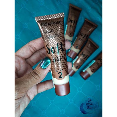 Base Líquida Soft Matte Nude HB 8050 Ruby Rose Cor N02 Shopee Brasil