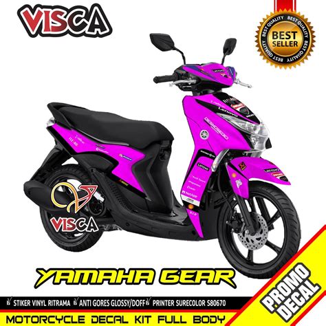 Jual Stiker Motor Gear 125 Full Body Decal Yamaha Gear Striping Yamaha Gear 125 Stiker Mio Gear