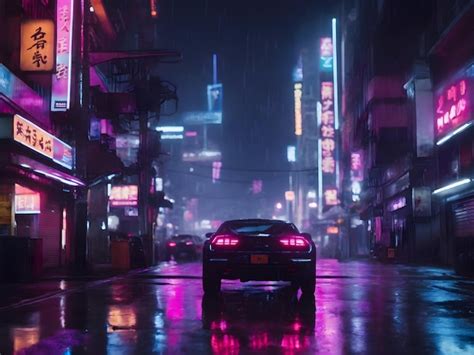 Premium AI Image | Cyberpunk city