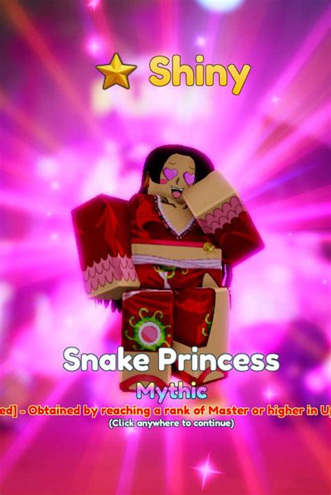 Shiny Snake Princess Anime Adventures AA