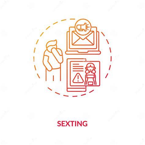 Sexting Culture Concept Icon Stock Vector Illustration Of Internet